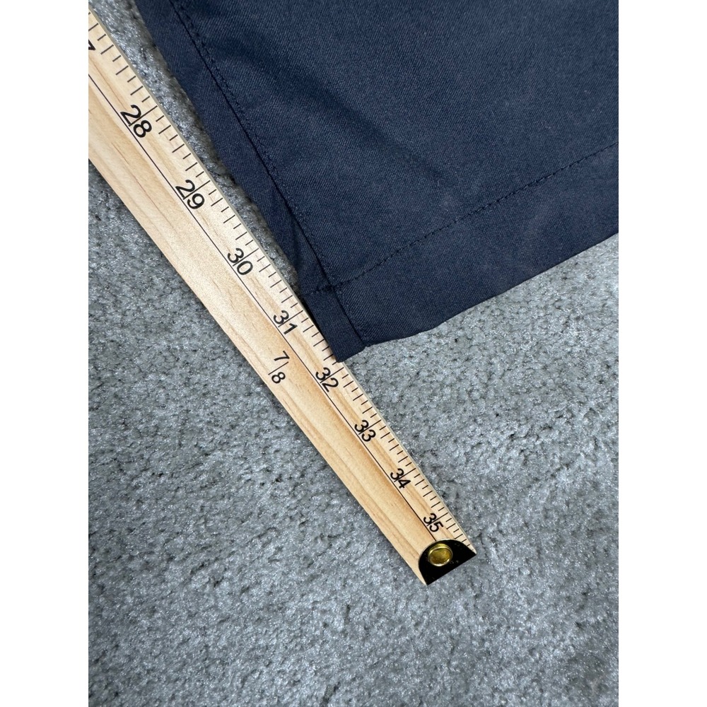 Prana Halle Straight Pants Black Recycled Nylon Mid Rise Standard 12/32 Outdoor - Picture 7 of 7